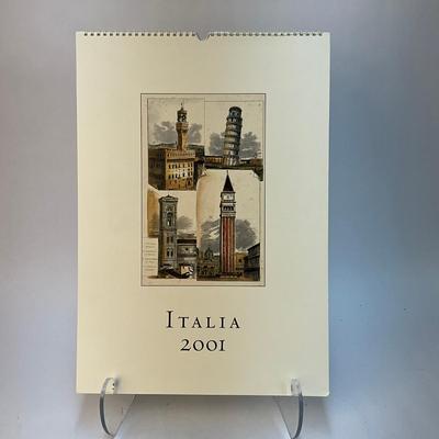 621 Cavallini & Co. 2001 Italia Wall Calender