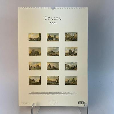 621 Cavallini & Co. 2001 Italia Wall Calender