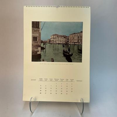 623 Cavallini & Co. 2003 Vintage Venice Photographs Wall Calender