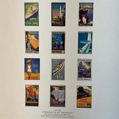 624 Cavallini & Co. 2004 Bon Voyage Posters Wall Calender