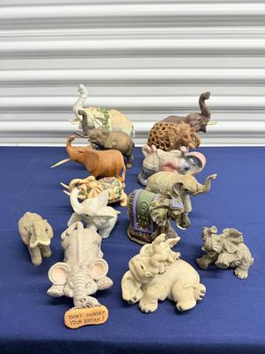 Mixed Elephant figurines - Lot 1