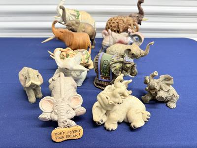 Mixed Elephant figurines - Lot 1