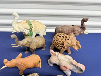 Mixed Elephant figurines - Lot 1