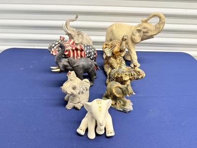 Elephant figurines - Lot 2