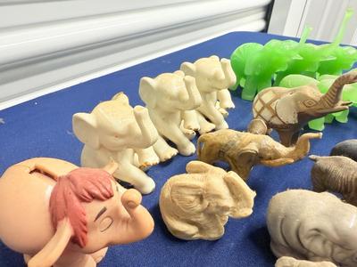 Elephant Figurines - Lot 5