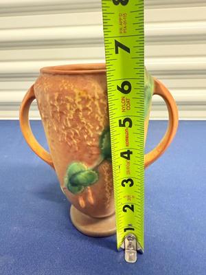 Roseville Pottery 893-6 Fuchsia Brown Vase