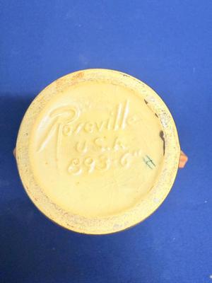 Roseville Pottery 893-6 Fuchsia Brown Vase