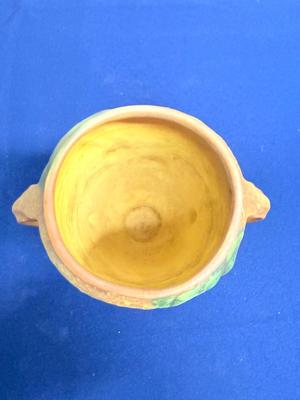 Roseville Pottery 893-6 Fuchsia Brown Vase