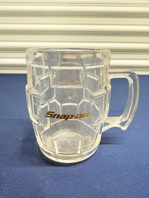 Snap On Clear Barrel Mug Plastic Cup