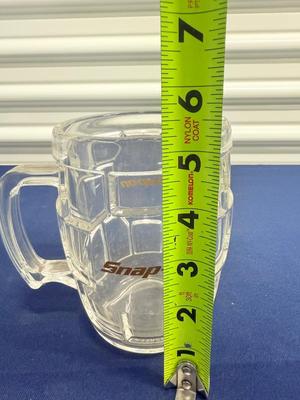 Snap On Clear Barrel Mug Plastic Cup
