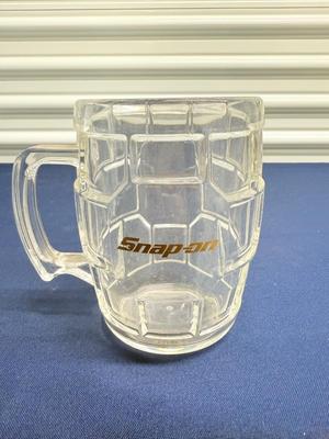 Snap On Clear Barrel Mug Plastic Cup