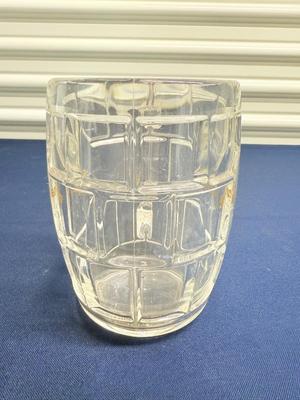 Snap On Clear Barrel Mug Plastic Cup