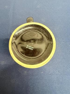 Vintage Gold & Black Snap on Mug