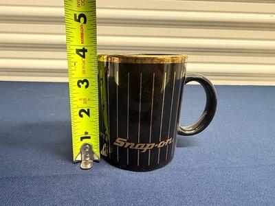 Vintage Gold & Black Snap on Mug