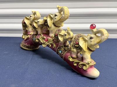 Home Decor Resin Elephants