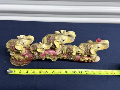 Home Decor Resin Elephants