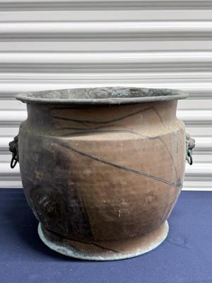 Large Copper Coal Bin/Planter