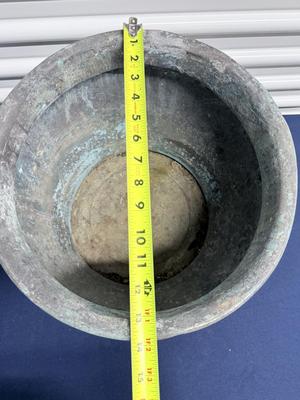 Large Copper Coal Bin/Planter