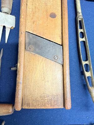 Large lot of Antique & Vintage Tools Wood & Metal