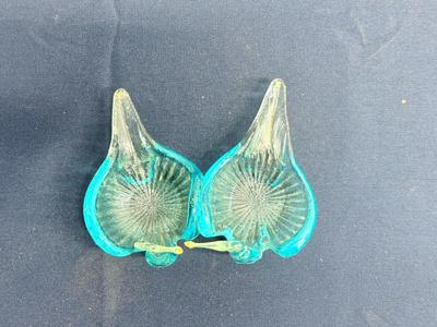 MCM Kissing Swans Trinket Dish