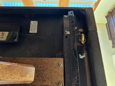 STUNNING MANDARA SOLID WOOD DINING TABLE WITH 10 CHAIRS, EXCELLENT CONDITION!