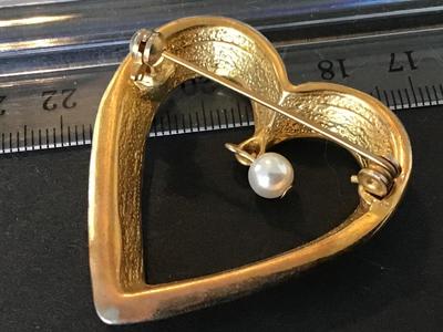 Vintage Heart Brooch