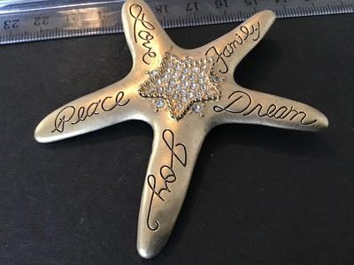 Peace Love Dream Brooch