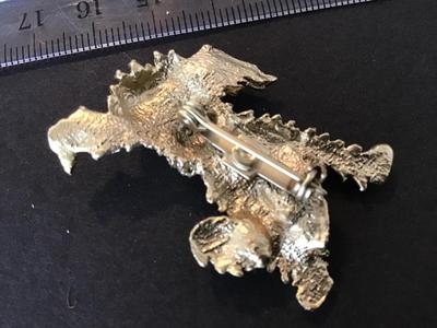 Vintage Fashion Poodle Brooch