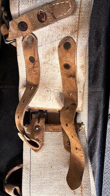 ANTIQUE PICKING BELT AND BASKET