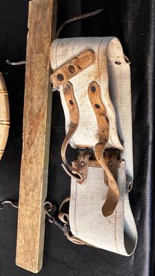 ANTIQUE PICKING BELT AND BASKET