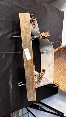 ANTIQUE PICKING BELT AND BASKET