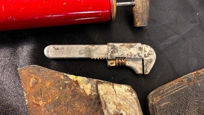 AN ASSORTMENT OF OLD HAND TOOLS