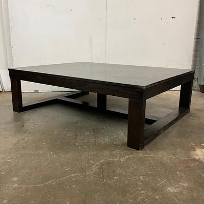 589 Dark Large Brown Coffee Table