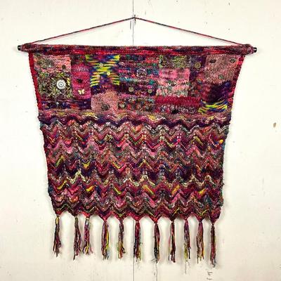 674 Hand Woven Tapestry with Charm Embellishments