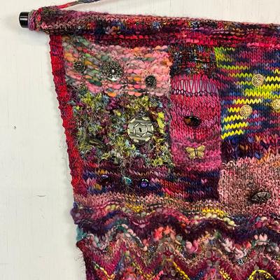 674 Hand Woven Tapestry with Charm Embellishments