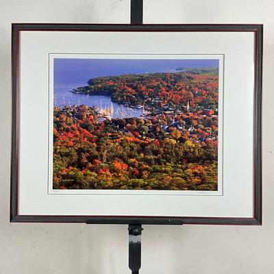 677 Original Digital Photograph By John Gavrilis "Camden Harbor From MT. Battle, ME"