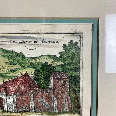 678 Original Hand-Colored Engraving After Georg Braun & Frans Hogenberg (16th Century) From Civitates Orbis Terrarum