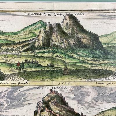 678 Original Hand-Colored Engraving After Georg Braun & Frans Hogenberg (16th Century) From Civitates Orbis Terrarum