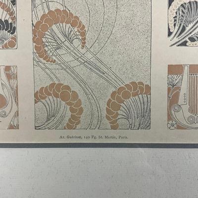 679 Print Of The Journal Of Decoration “Le Journal de la Décoration, Publication Périodique Ornamentation Viennoise” By Otto Prutscher