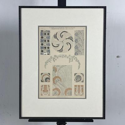 679 Print Of The Journal Of Decoration “Le Journal de la Décoration, Publication Périodique Ornamentation Viennoise” By Otto Prutscher