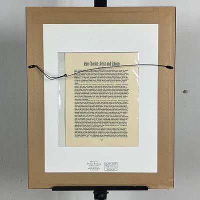 680 Original Jean Charlot Framed & Matted Color Etching