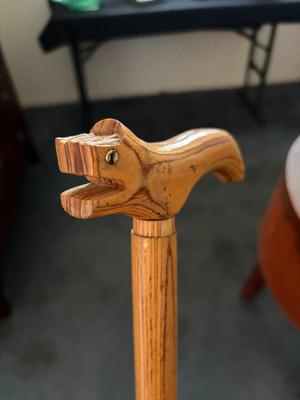 Wooden cane