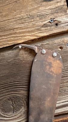 ANTIQUE BEET KNIFE AND HAY KNIFE/SAW