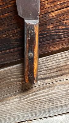 ANTIQUE BEET KNIFE AND HAY KNIFE/SAW