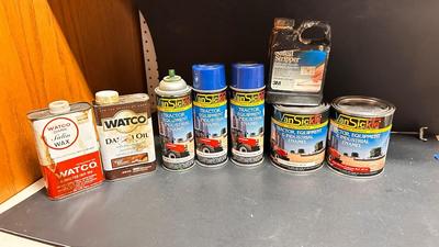 Van Sickle FARM/INDUSTRIAL OIL BASED PAINTS DANISH OIL AND SATIN WAX STAIN