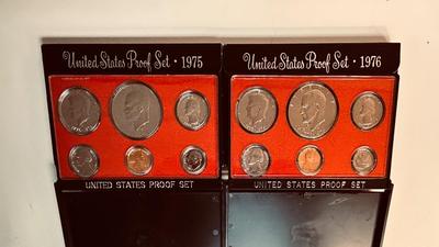 1975 & 1976 UNITED STATES MINT PROOF SETS