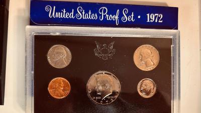 1972 & 1973 UNITED STATES MINT PROOF SETS