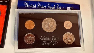 1972 & 1973 UNITED STATES MINT PROOF SETS