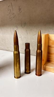 50 CALIBER AND SHOTGUN SHELL DISPLAY PIECE