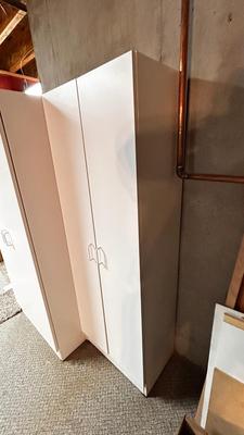 NICE SMALLER WHITE STORAGE CABINET